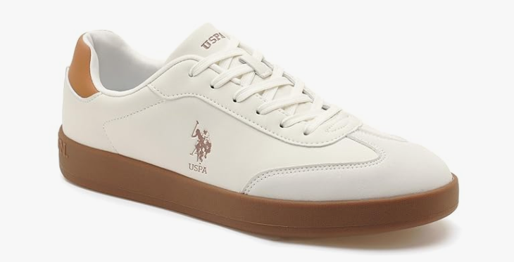 U.S. Polo Assn. Men's Coba 2.0 Sneaker in Beige Color